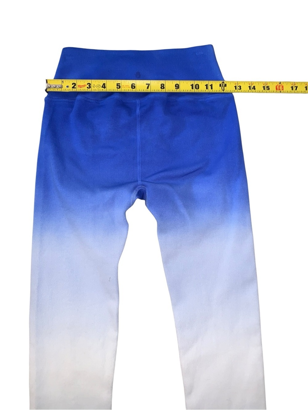 Spiritual Gangster Love Sculpt Seamless Ombre Leggings Blue White M/L - Picture 4 of 6